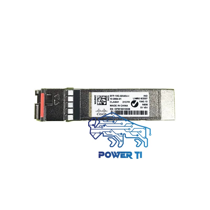 Transceiver Cisco SFP-10G-BX40D-I 10GBASE-BXD SFP+ Monomodo Bidireccional 40KM | SFP-10G-BX40D-I