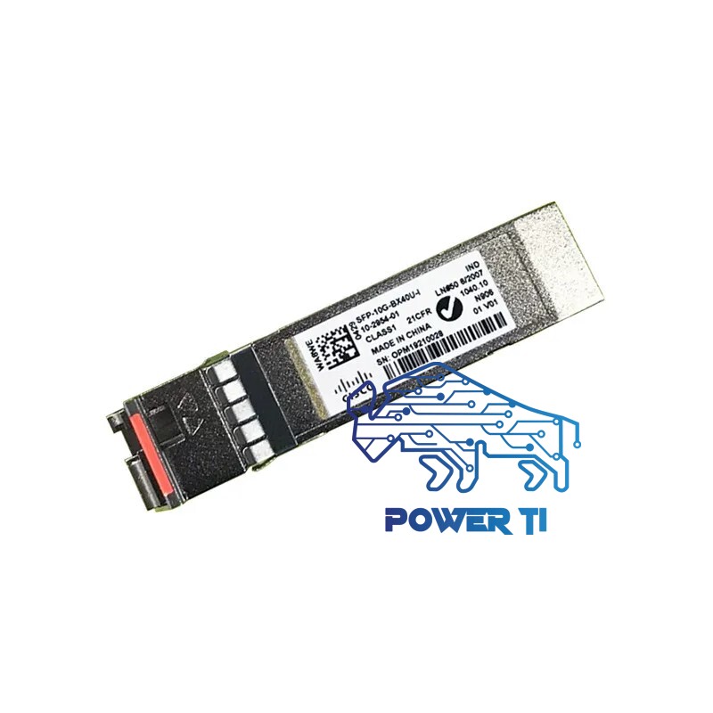 Transceiver Cisco SFP-10G-BX40U-I 10GBASE-BXD SFP+ Monomodo Bidireccional 40KM |SFP-10G-BX40U-I