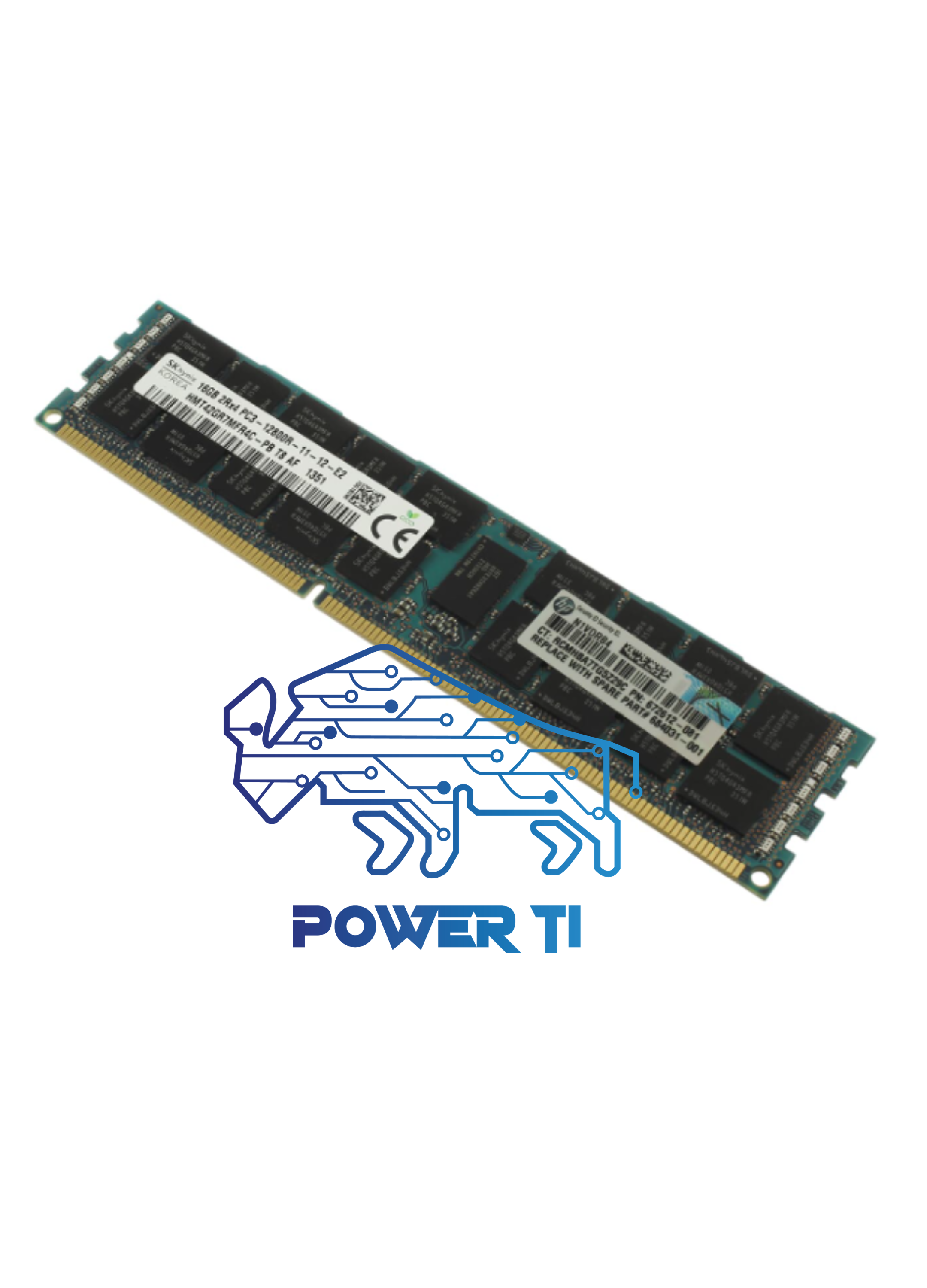 HP Memoria Proliant 16GB PC3-12800R RDIMM | 672631-b21 684031-001