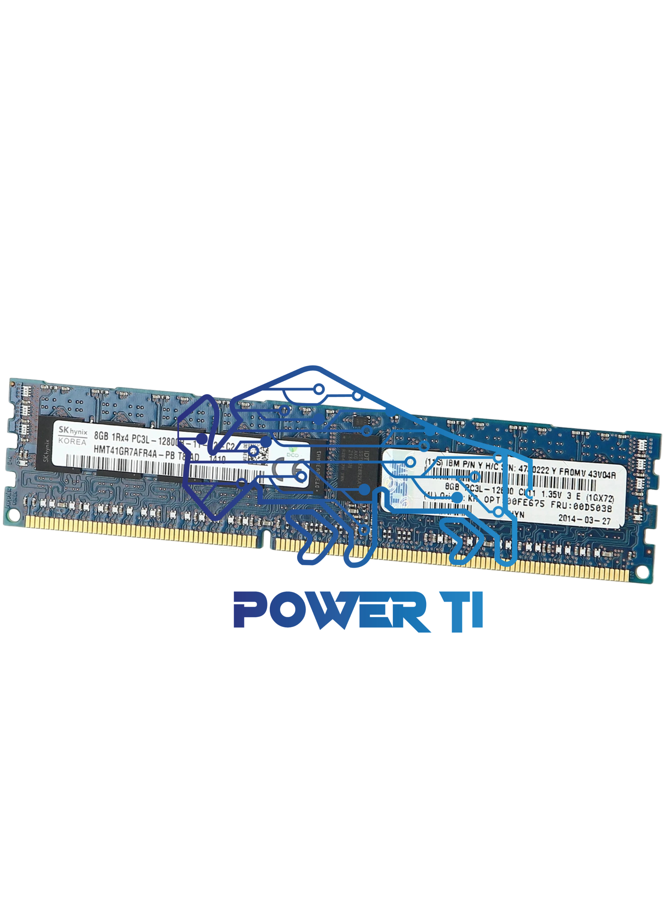 IBM Memoria 8gb Pc3l-12800r RDIMM | 00D5036 00D5038