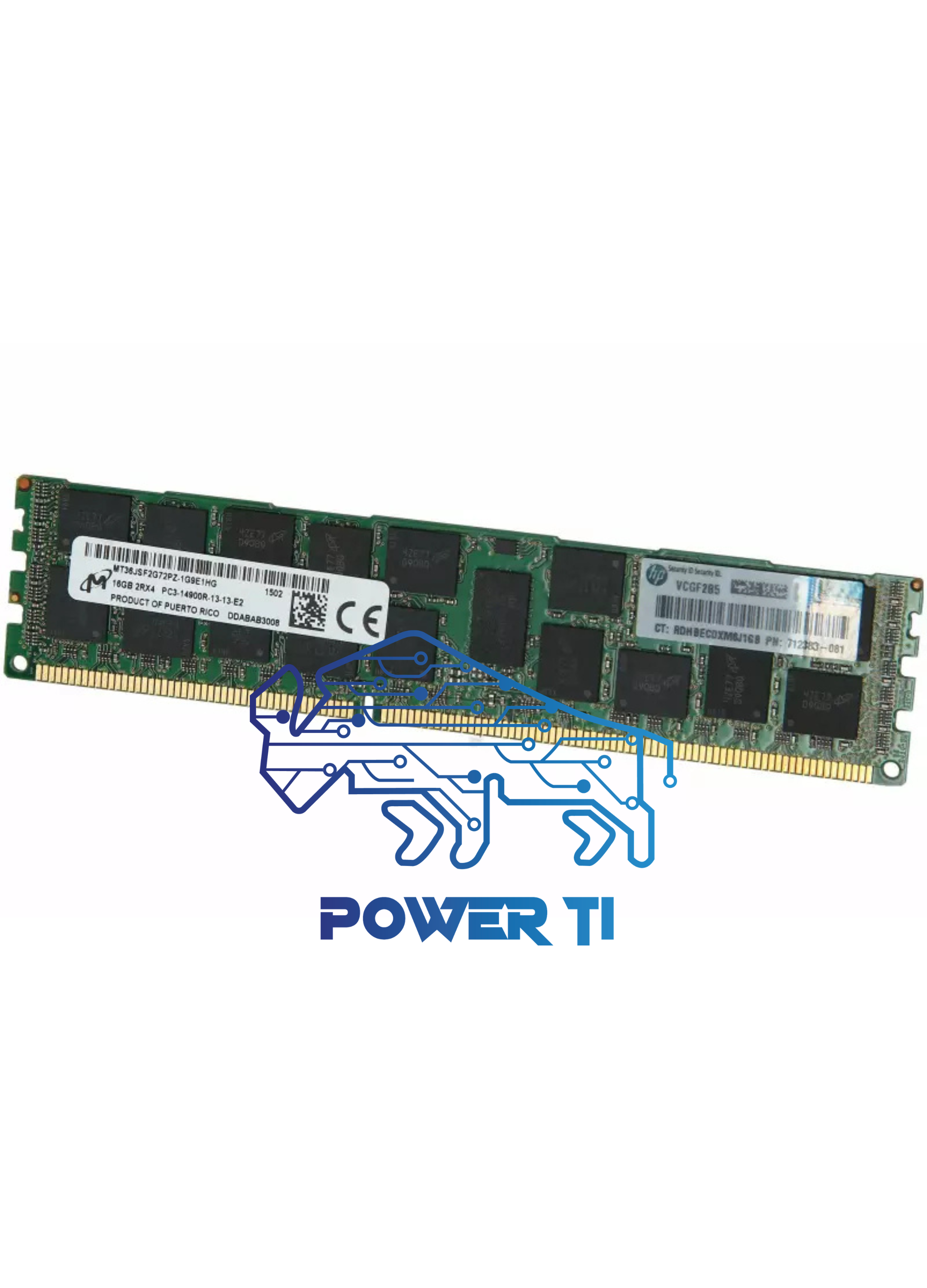 HP Memoria 16gb Pc3-14900r Proliant G8 | 708641-B21 715274-001 712383-081